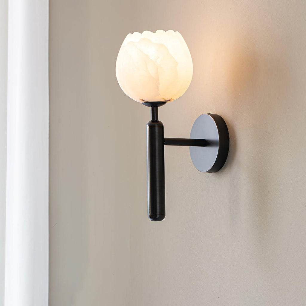 Fiore vägglampa i alabaster | Ormexis
