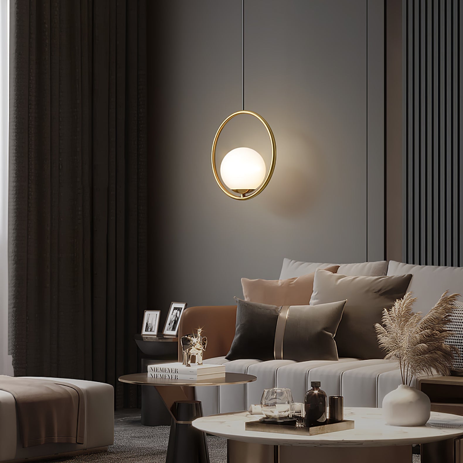 Sleek Modern Pendant Ceiling Lamp | Ormexis