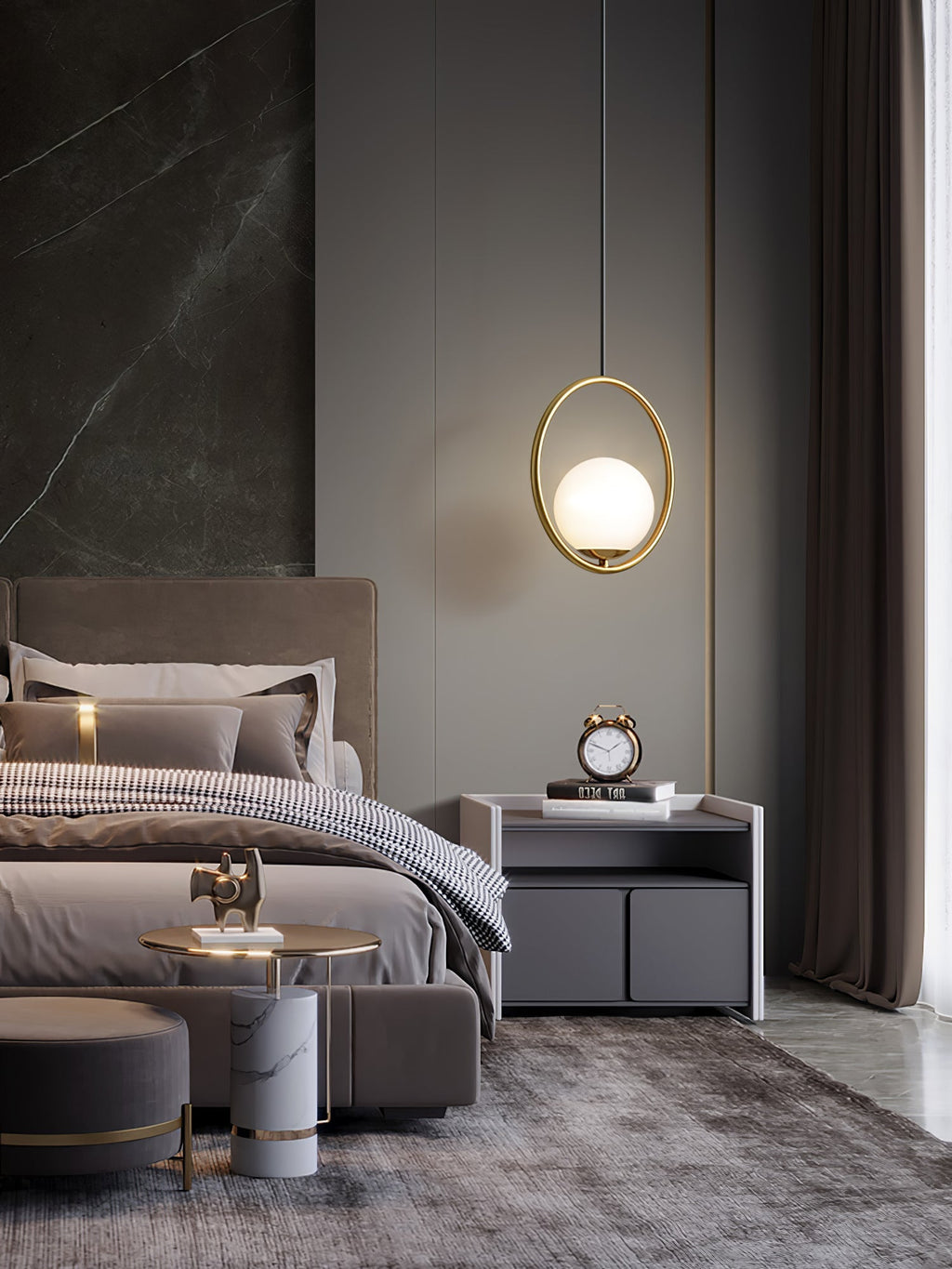 Sleek Modern Pendant Ceiling Lamp | Ormexis
