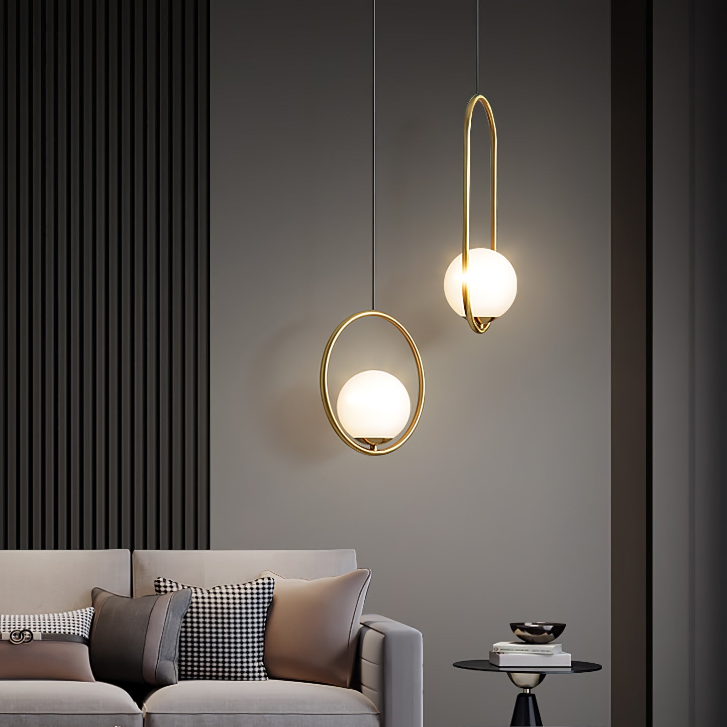 Sleek Modern Pendant Ceiling Lamp | Ormexis