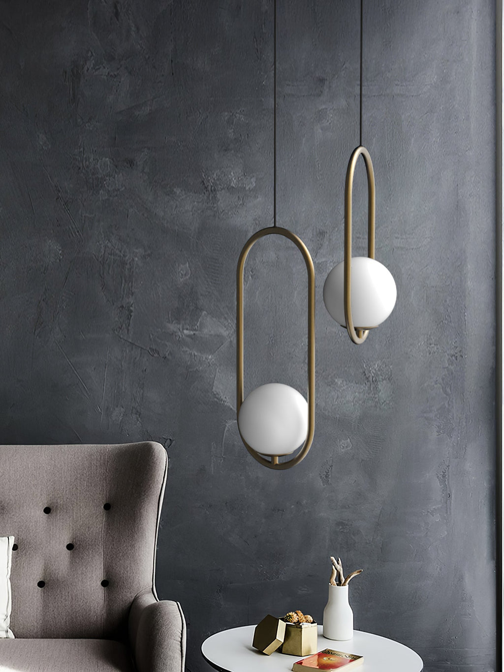 Sleek Modern Pendant Ceiling Lamp | Ormexis