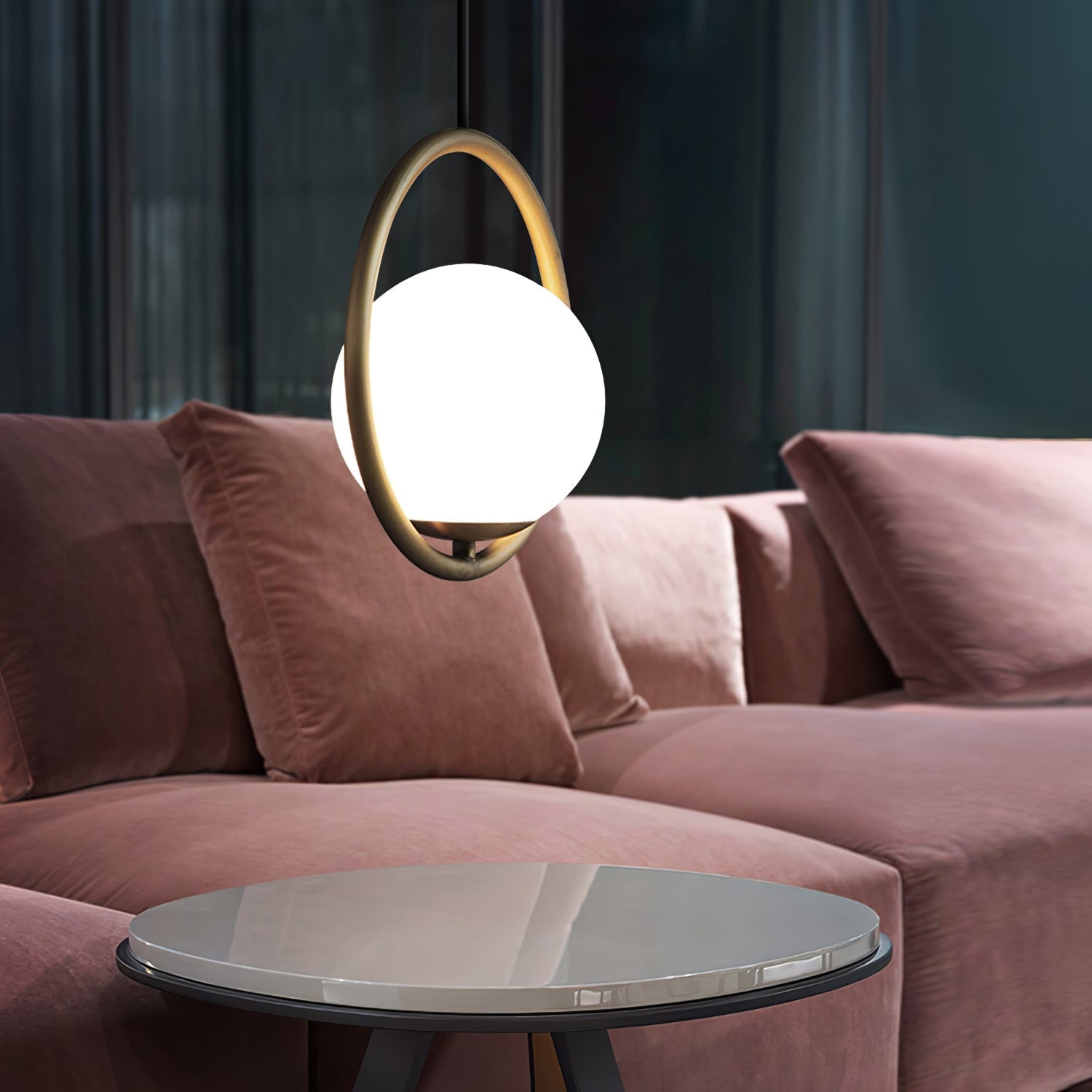 Sleek Modern Pendant Ceiling Lamp | Ormexis