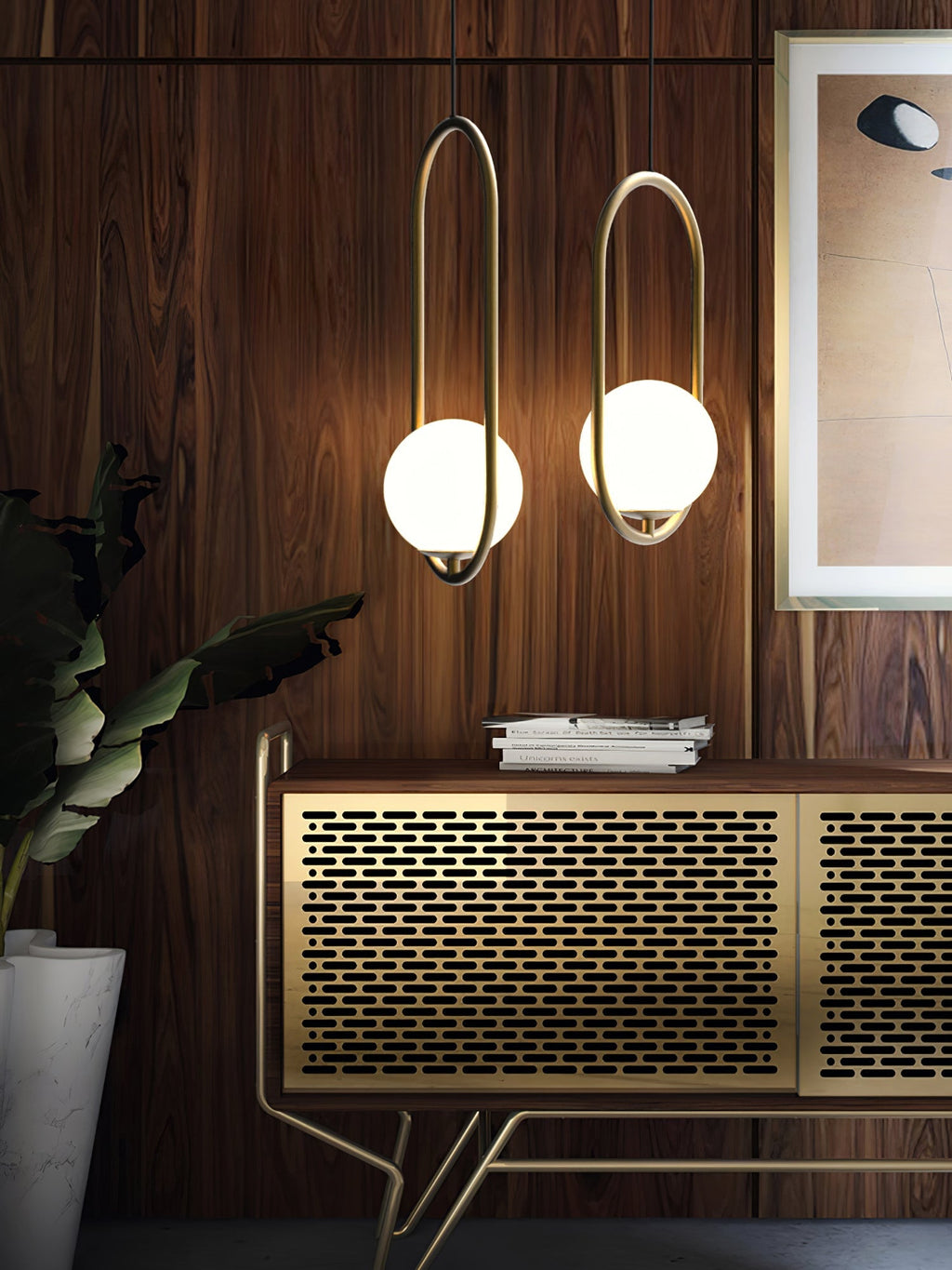 Sleek Modern Pendant Ceiling Lamp | Ormexis