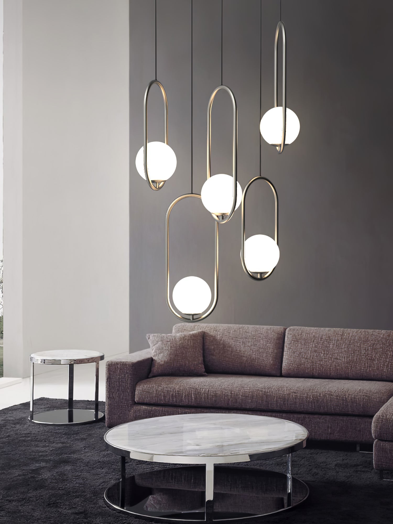 Sleek Modern Pendant Ceiling Lamp | Ormexis