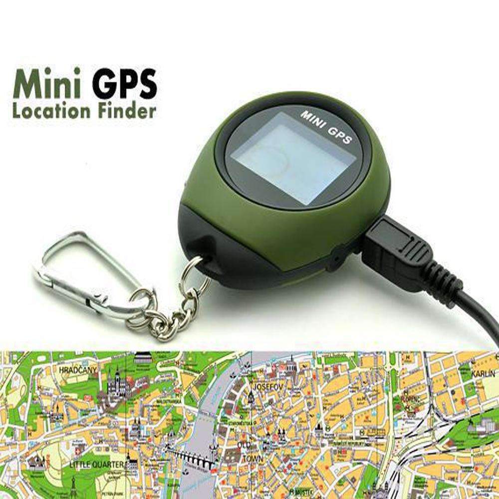 Mini GPS Tracker Compact Keychain GPS For Outdoor Navigation And Distance Logging
