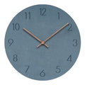 Minimalistické dřevěné nástěnné hodiny o průměru 29 cm se tichým chodem ve skandinávském stylu
