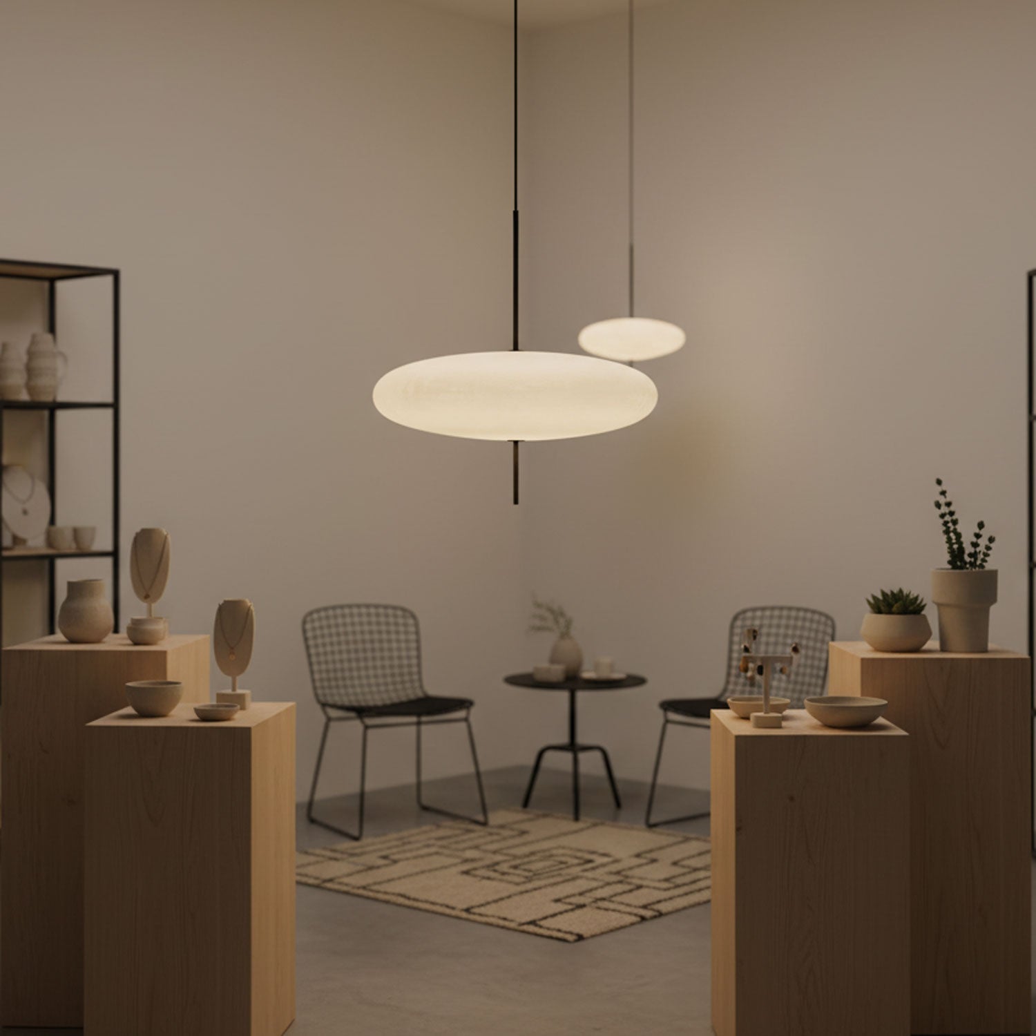 Model 2065 Midcentury-riippuvalaisin | Ormexis