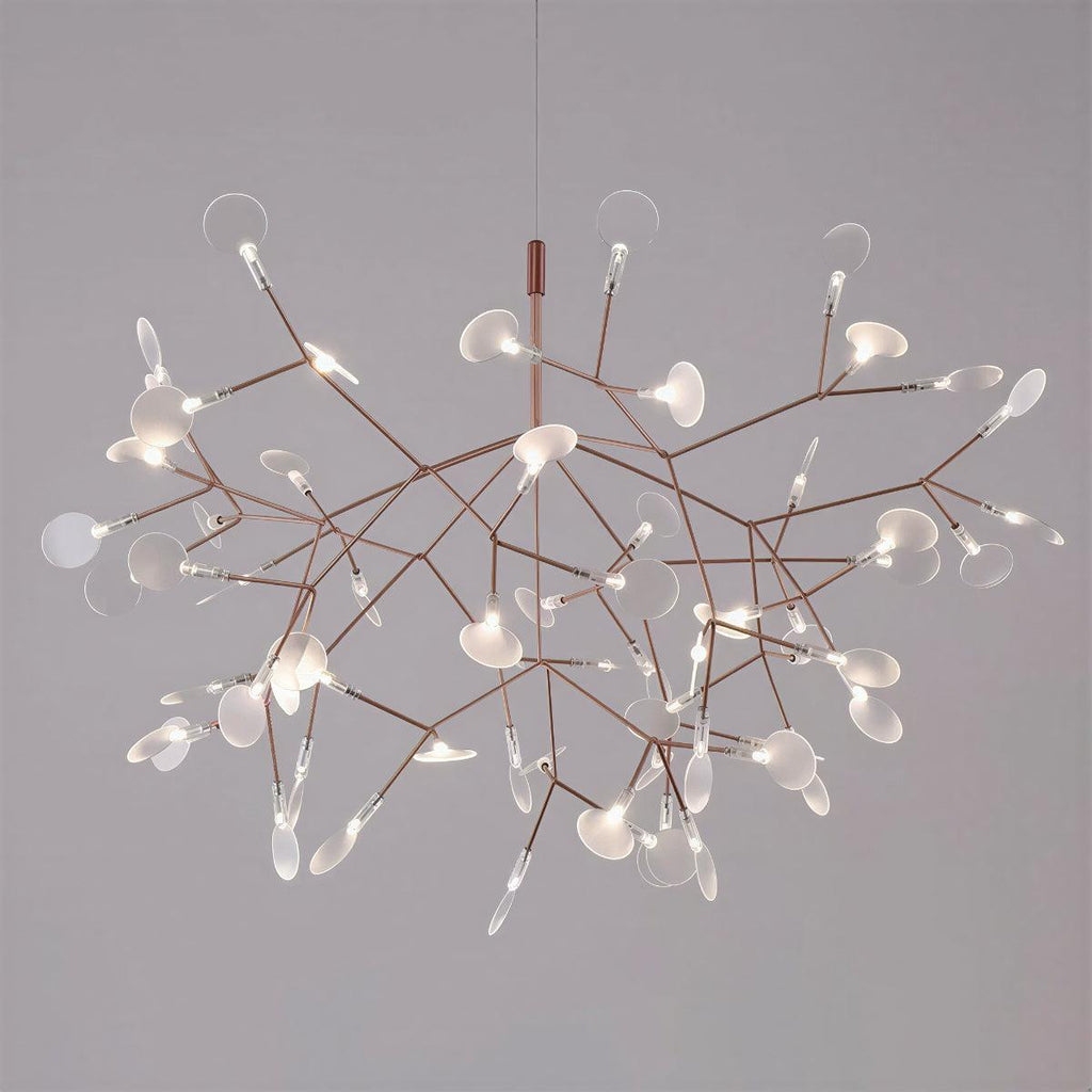 Modern Heracleum Branching Chandelier Light Fixture | Ormexis