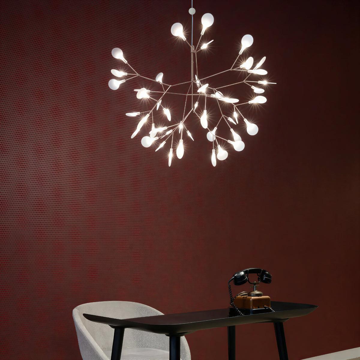 Modern Heracleum Branching Chandelier Light Fixture | Ormexis
