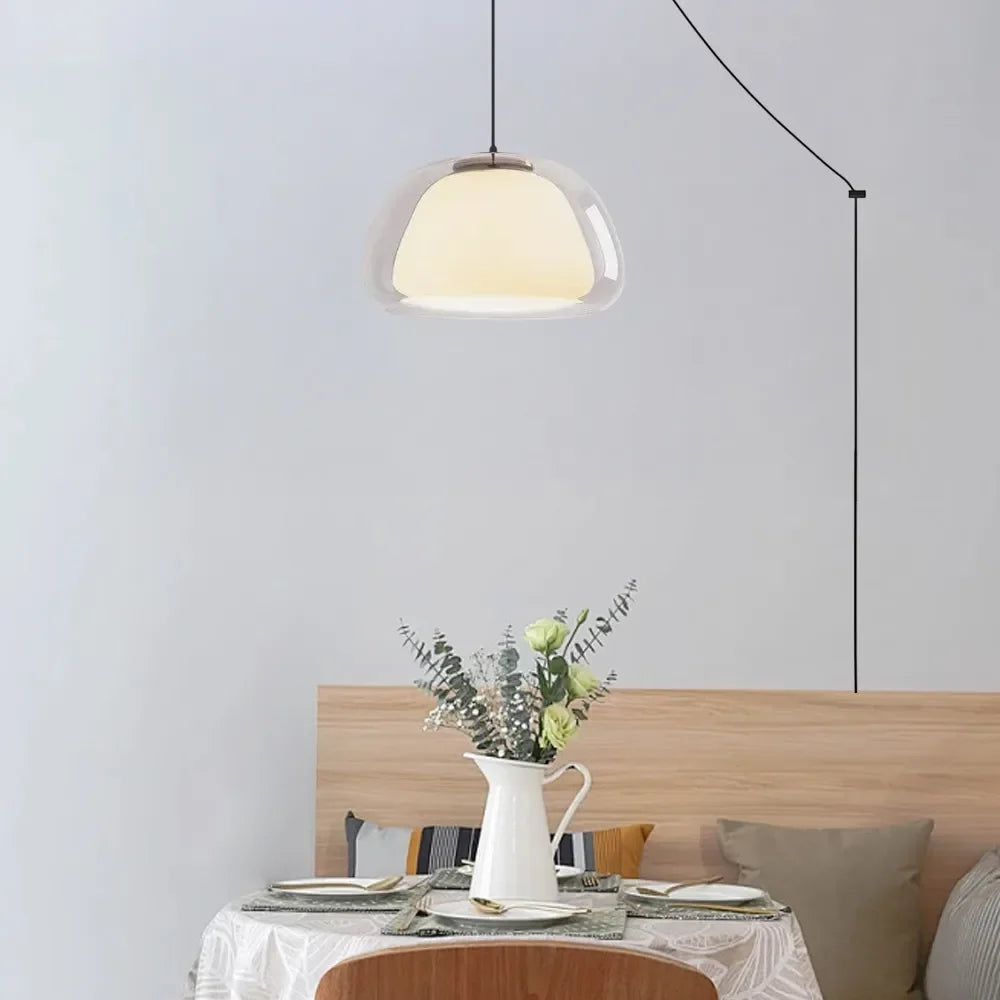 Minimalistinen lasiriippuvalaisin | Ormexis