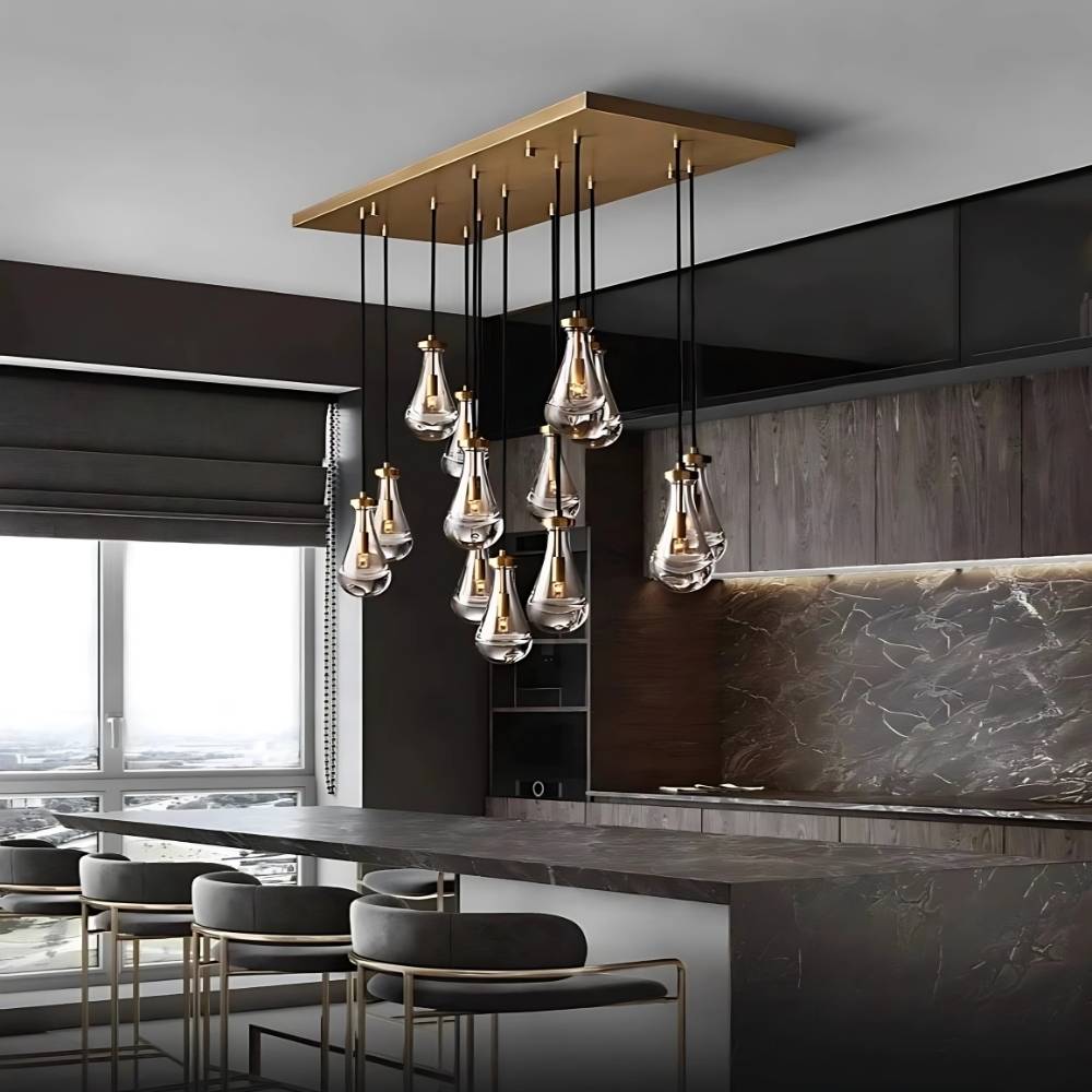 Modern Raindrop Chandelier for Foyer & Staircase | Ormexis