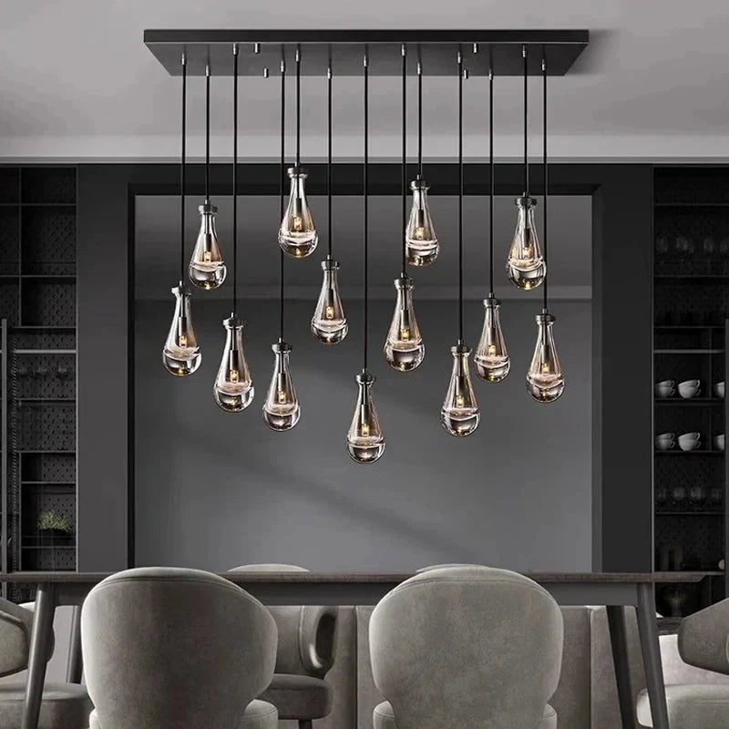 Modern Raindrop Chandelier for Foyer & Staircase | Ormexis