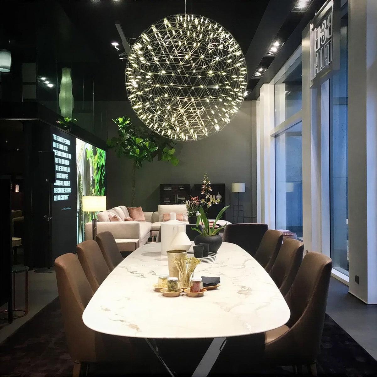 Nowoczesna lampa wisząca w kształcie kuli, w stylu globusa | Ormexis