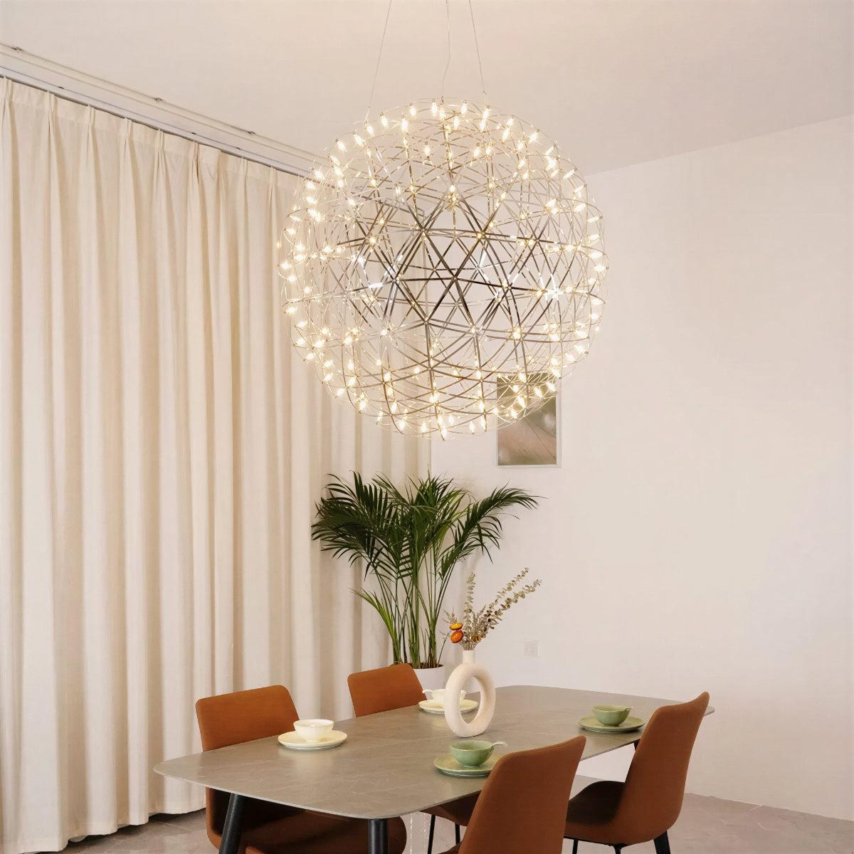 Nowoczesna lampa wisząca w kształcie kuli, w stylu globusa | Ormexis