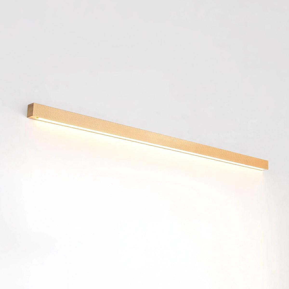 Candeeiro de parede moderno para toucador com design minimalista e elegante em madeira | Ormexis