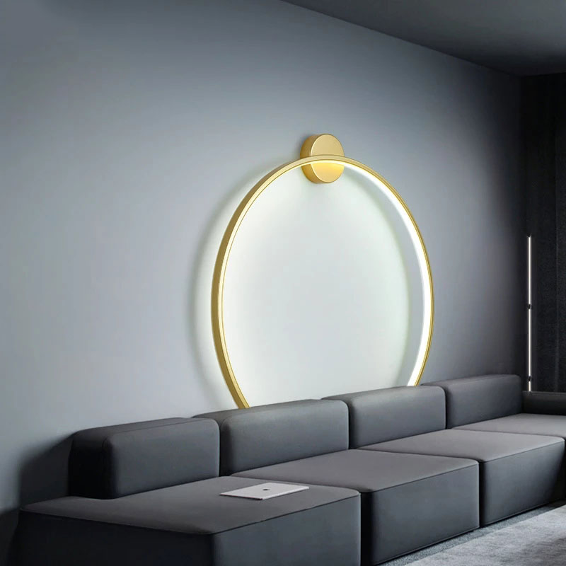 Modern Circle LED Wall Light With Soft Glow For Ambient Illumination