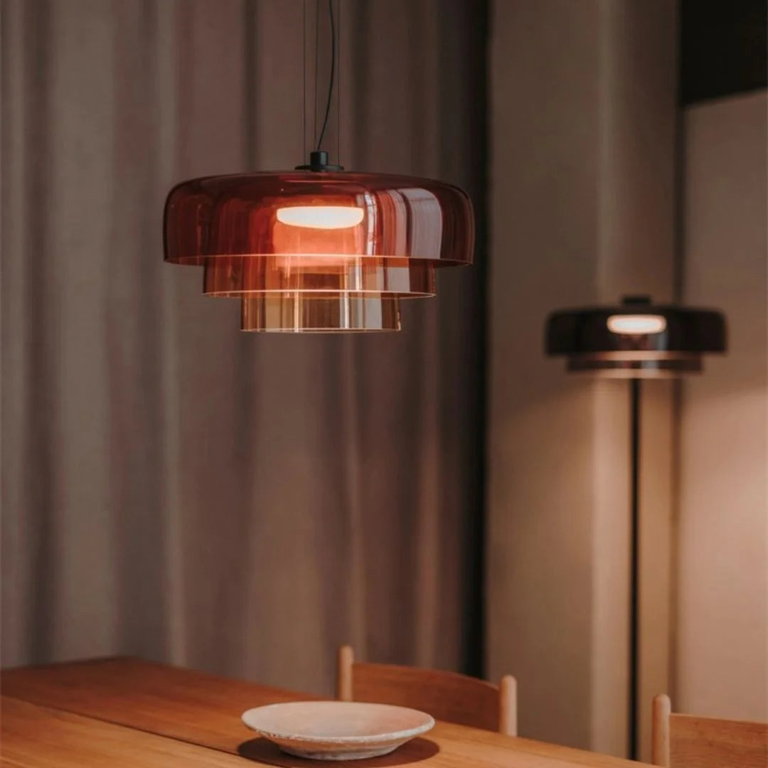 Kirrea Moderne Glas-Pendelleuchte für Küchenbereiche