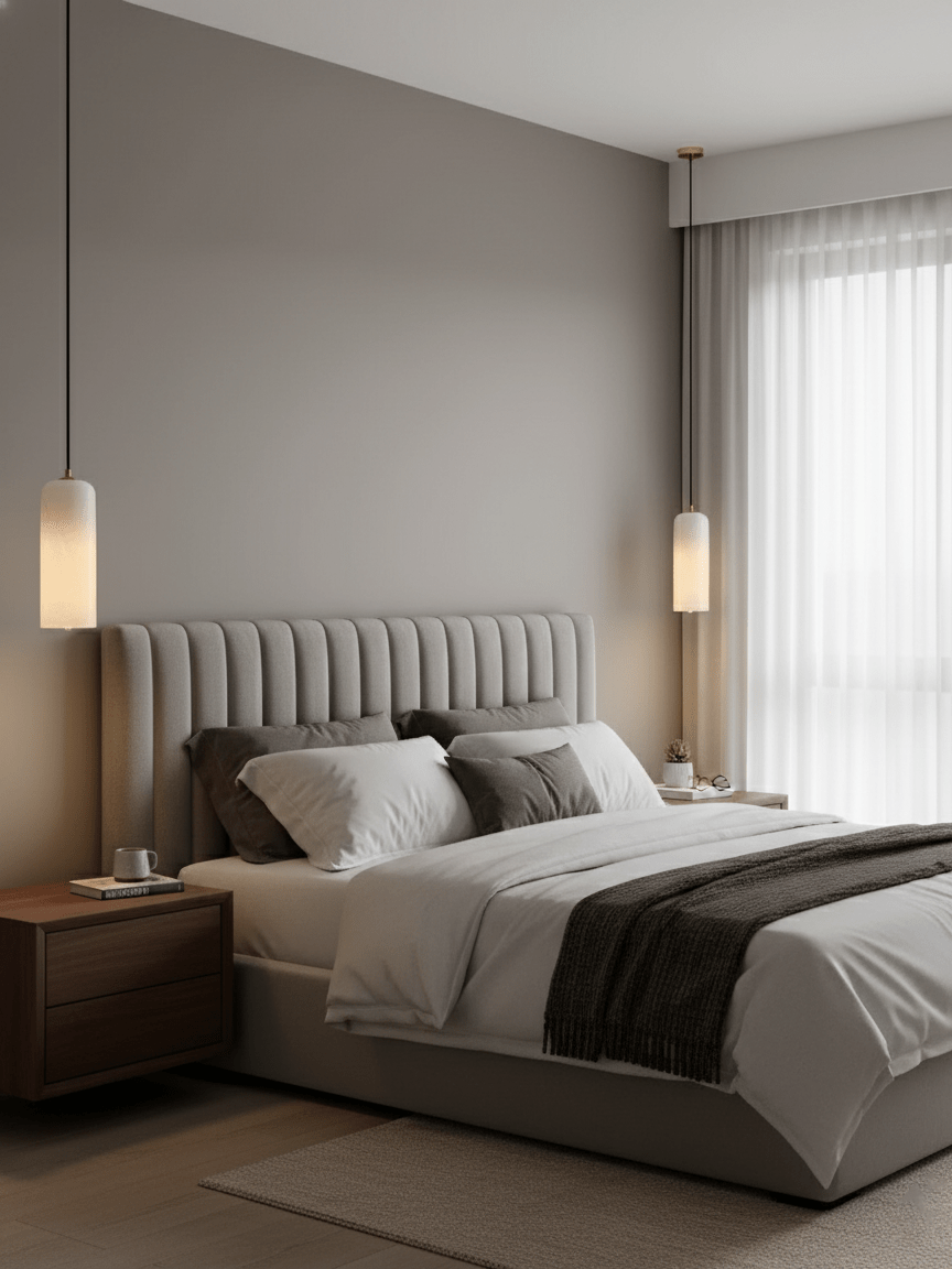 Moderne globependellampe i alabast med messingfinish | Ormexis