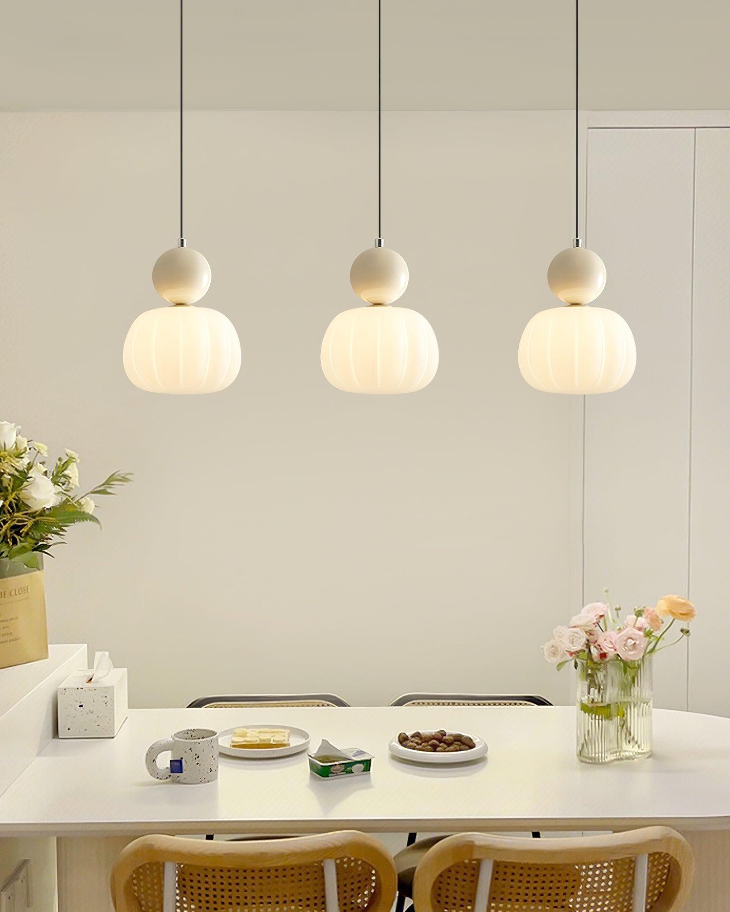 Bolvormige hanglamp met accentverlichting | Ormexis
