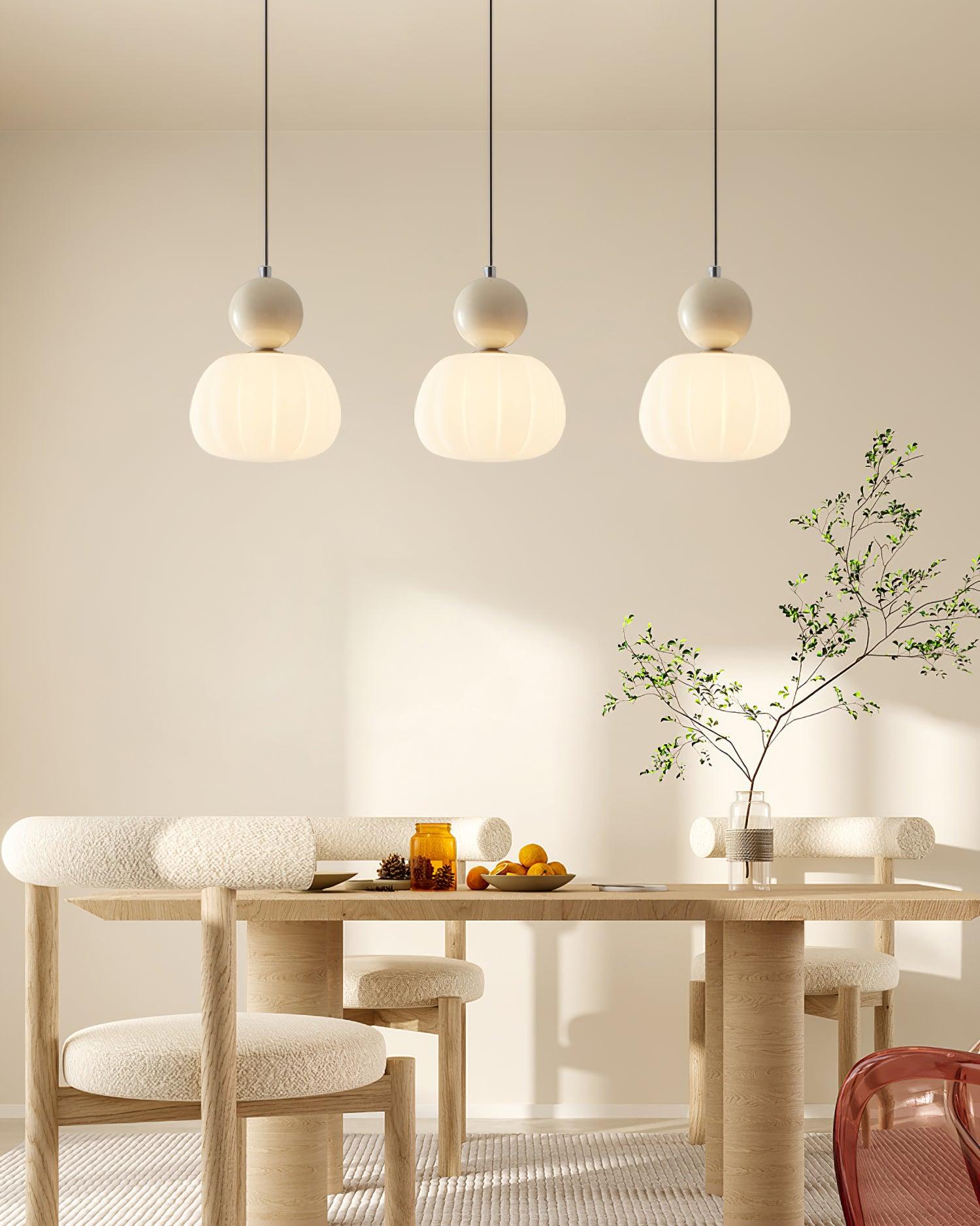 Bolvormige hanglamp met accentverlichting | Ormexis