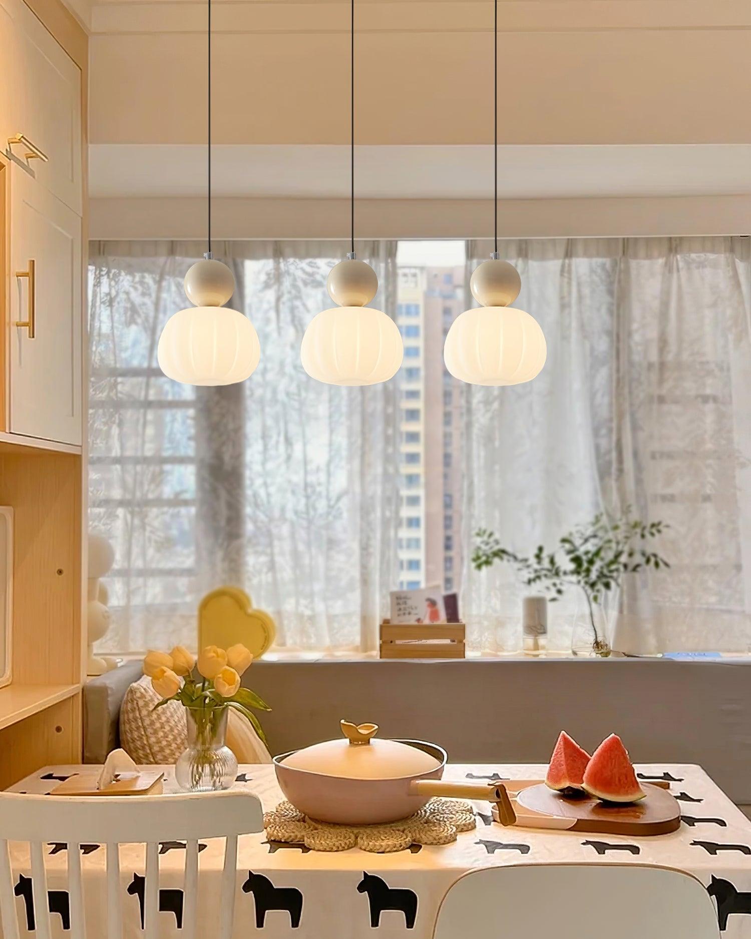 Bolvormige hanglamp met accentverlichting | Ormexis
