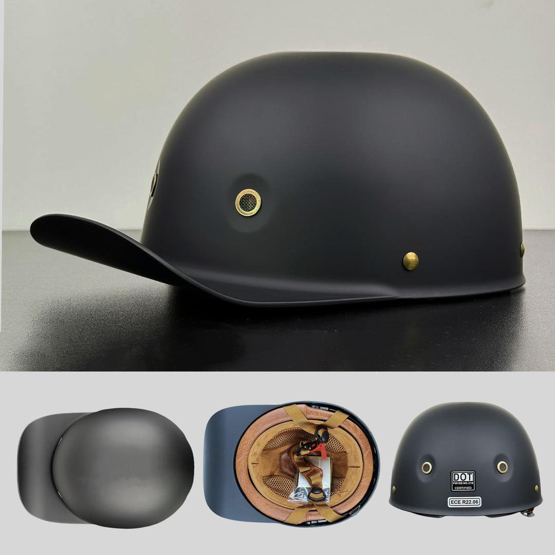 Casque de baseball moto pour conduite quotidienne avec certification DOT et ECE