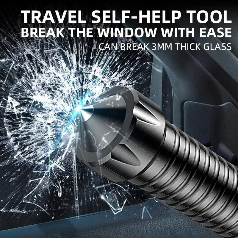 Rechargeable LED Flashlight For Self Defense And Outdoor Safety, Portable And Ultra Bright