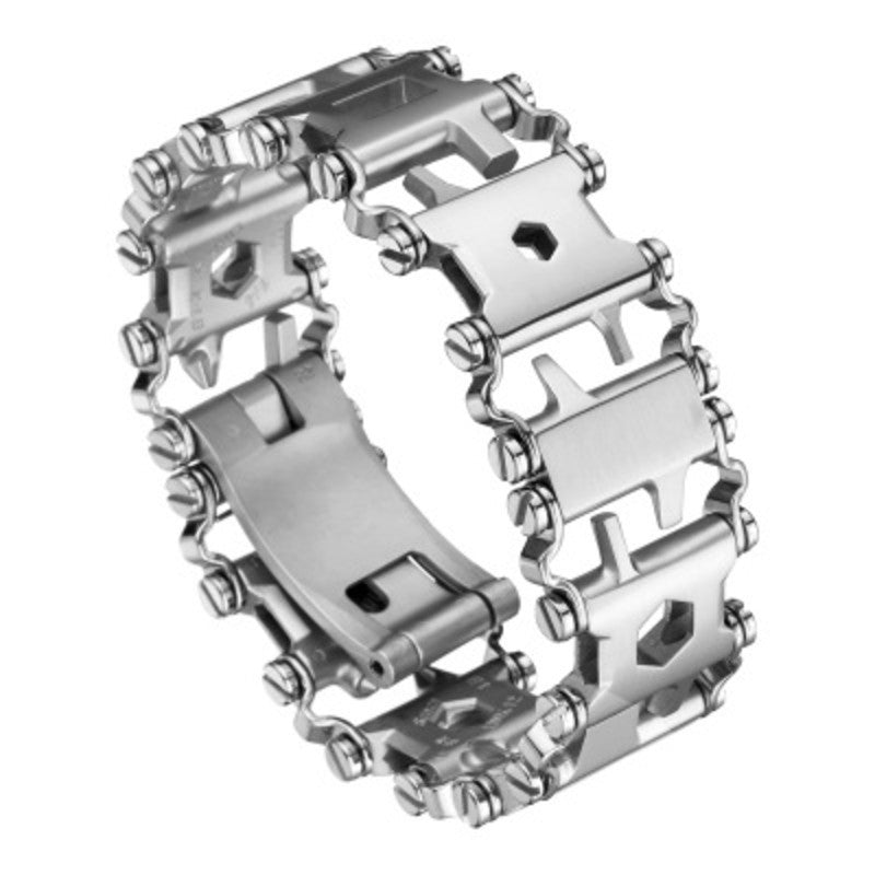 Multitool Gear 29-In-1 Stainless Steel Band For Watches With Hidden Tools, Adjustable