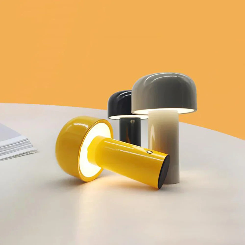 Lampe Champignon Portable Rechargeable par USB, Lumière LED pour Espaces Confortables