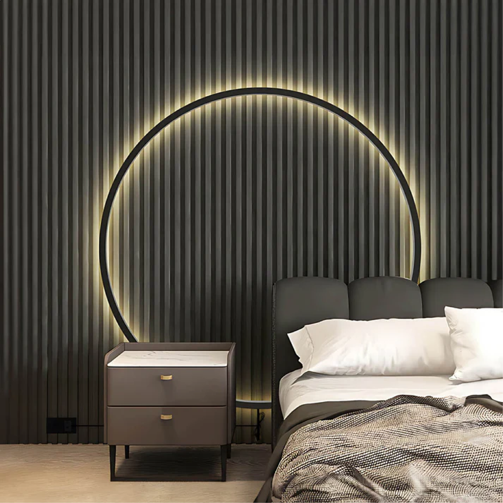 Geometric Circle Halo Wall Light | Ormexis