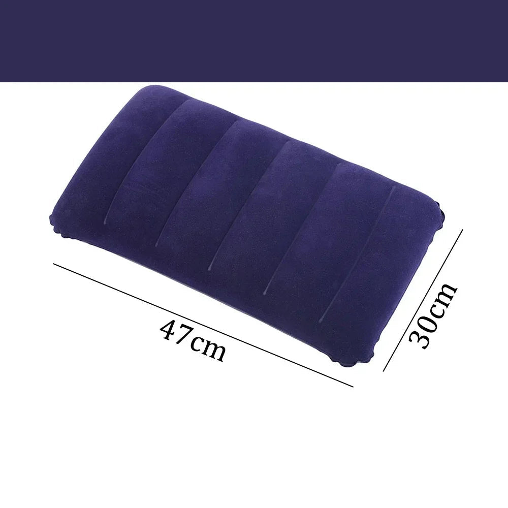 Napvoy ergonomický cestovní polštář s nafukováním vzduchem pro přenosné pohodlí kdekoli
