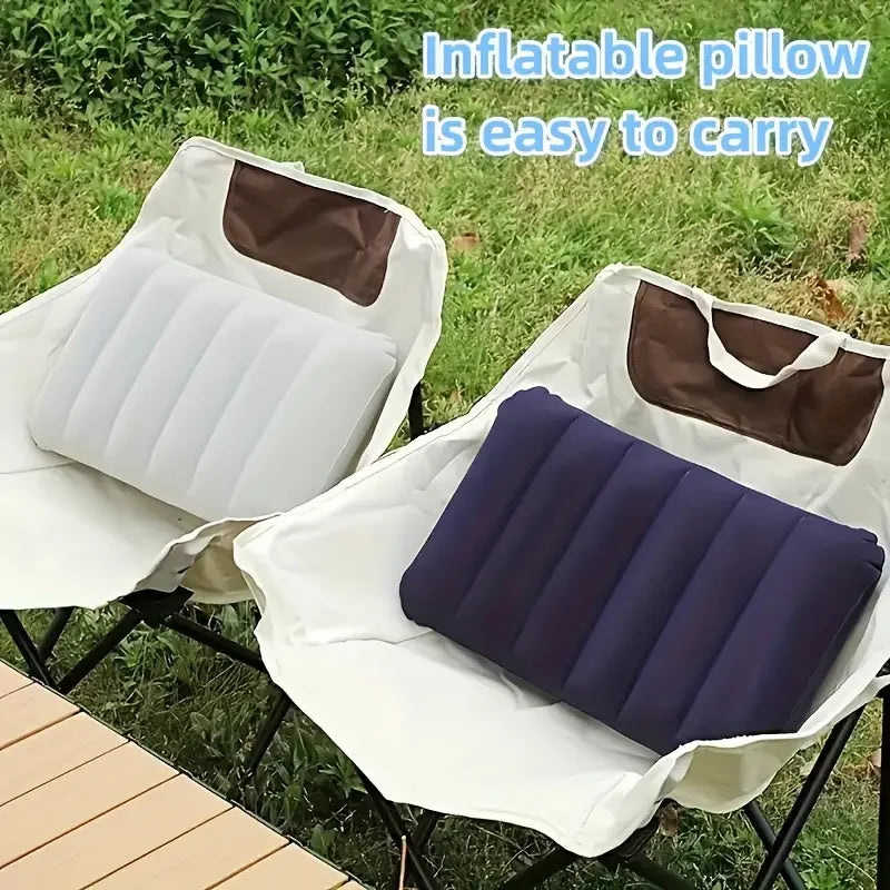 Napvoy ergonomický cestovní polštář s nafukováním vzduchem pro přenosné pohodlí kdekoli