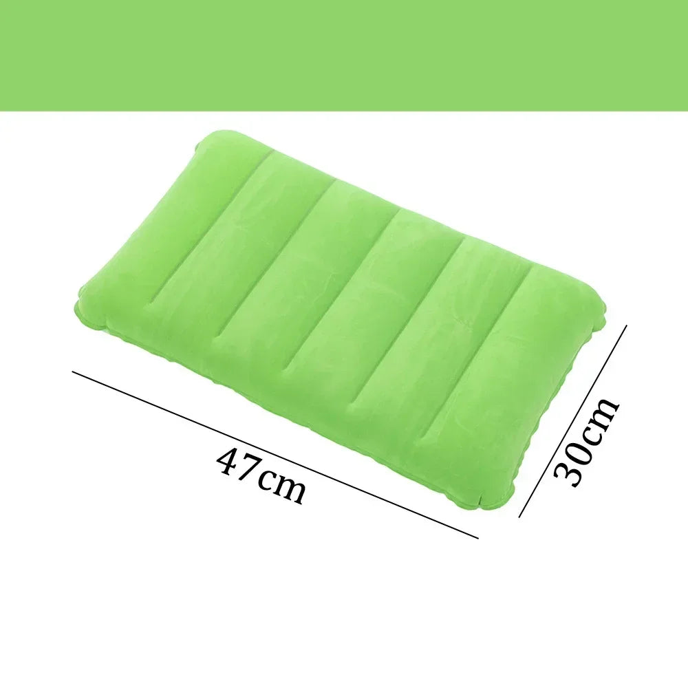 Napvoy ergonomický cestovní polštář s nafukováním vzduchem pro přenosné pohodlí kdekoli