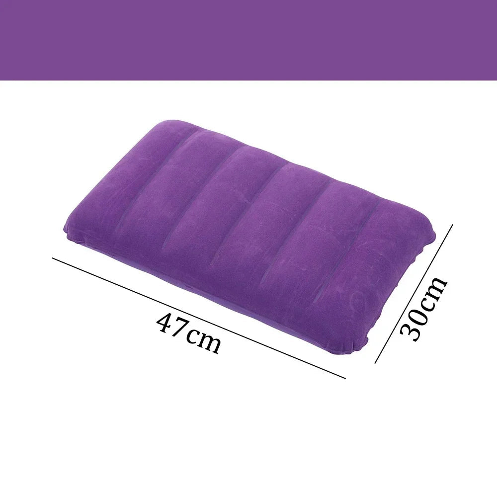 Napvoy ergonomický cestovní polštář s nafukováním vzduchem pro přenosné pohodlí kdekoli