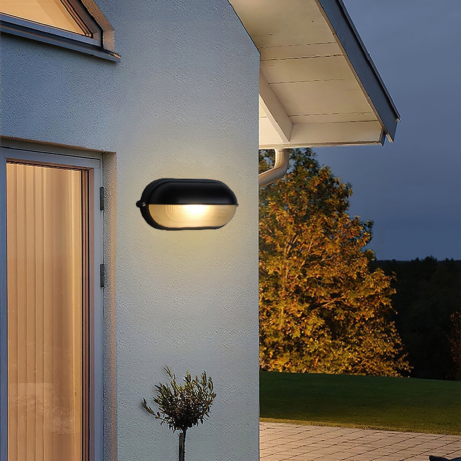 Przemysłowa lampa ścienna typu bulkhead | Ormexis