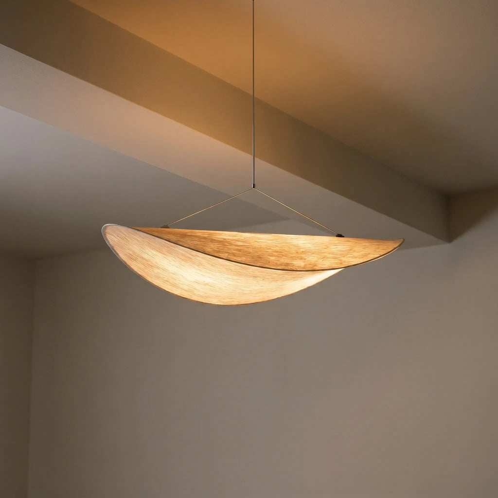 Minimalist Suspended Pendant Light -  Overhead Dining Illumination - Ormexis