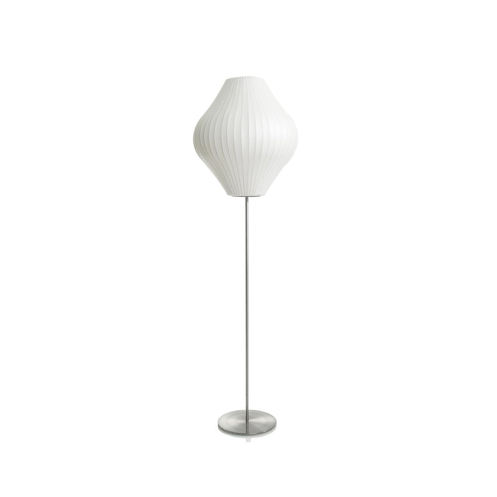 Spherical Ribbed Shade Floor Lamp | Ormexis