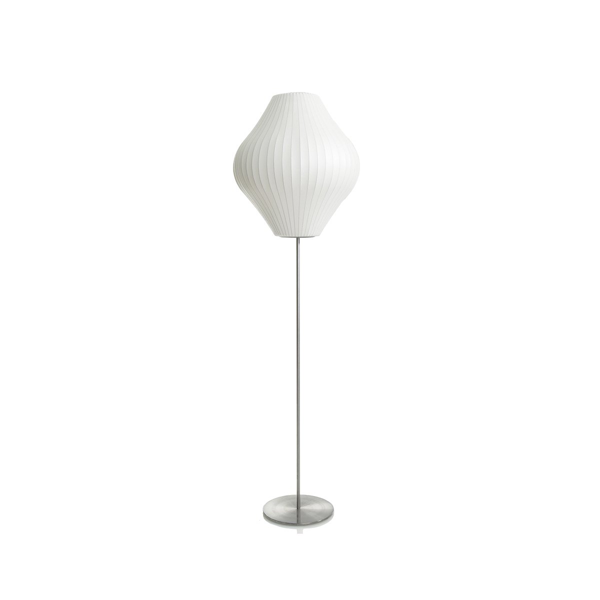 Spherical Ribbed Shade Floor Lamp | Ormexis