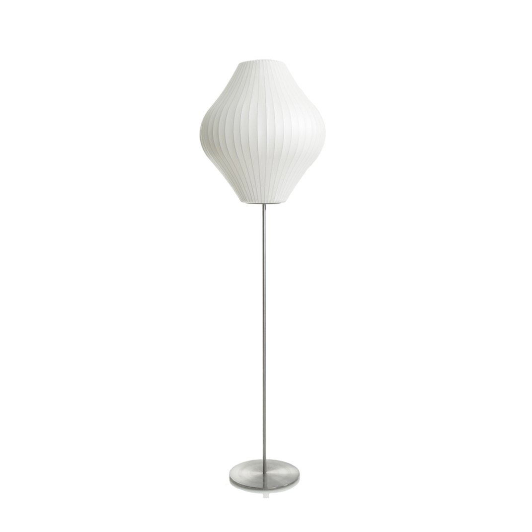 Spherical Ribbed Shade Floor Lamp | Ormexis