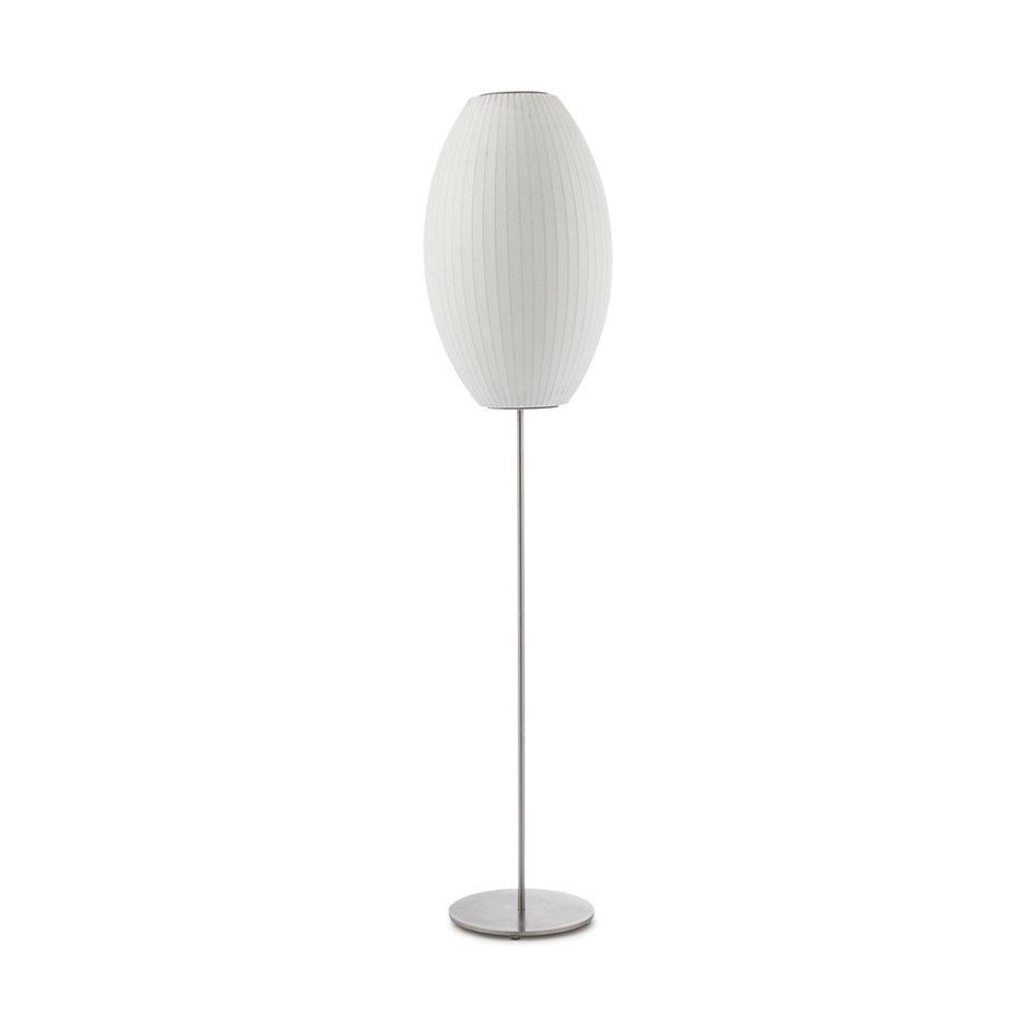 Spherical Ribbed Shade Floor Lamp | Ormexis