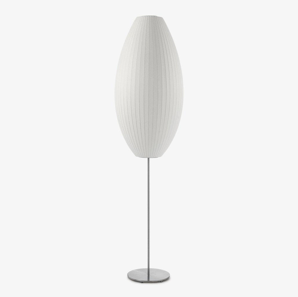 Spherical Ribbed Shade Floor Lamp | Ormexis