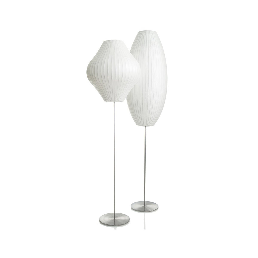 Spherical Ribbed Shade Floor Lamp | Ormexis