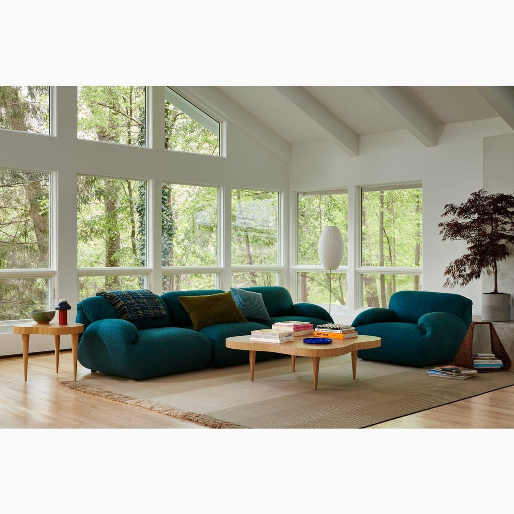 Spherical Ribbed Shade Floor Lamp | Ormexis