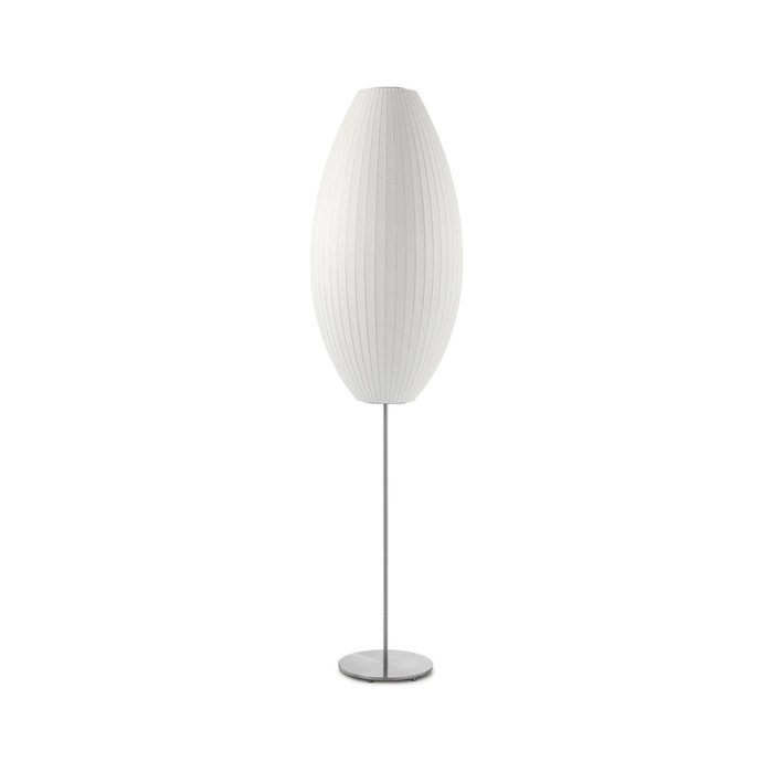 Spherical Ribbed Shade Floor Lamp | Ormexis