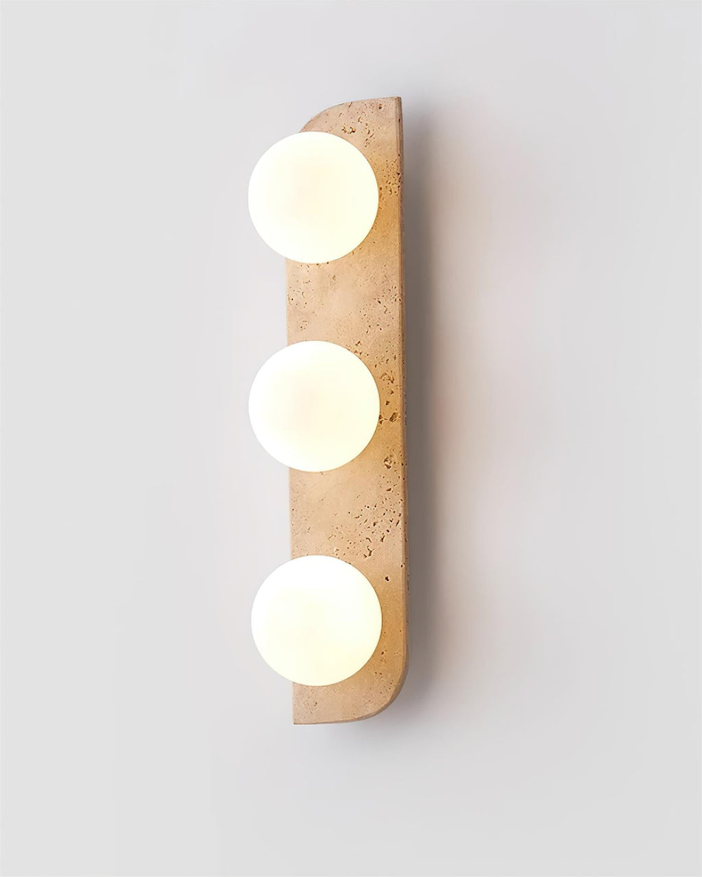 Travertine Orb Wall Light | Ormexis
