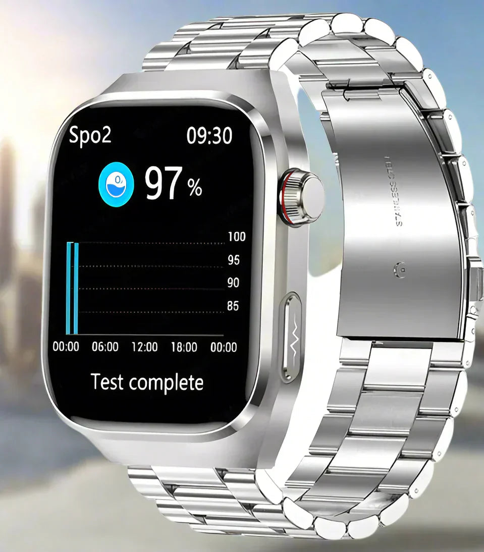 NexaPulse Health Tracker Smartwatch With Bluetooth For Daily Wellness