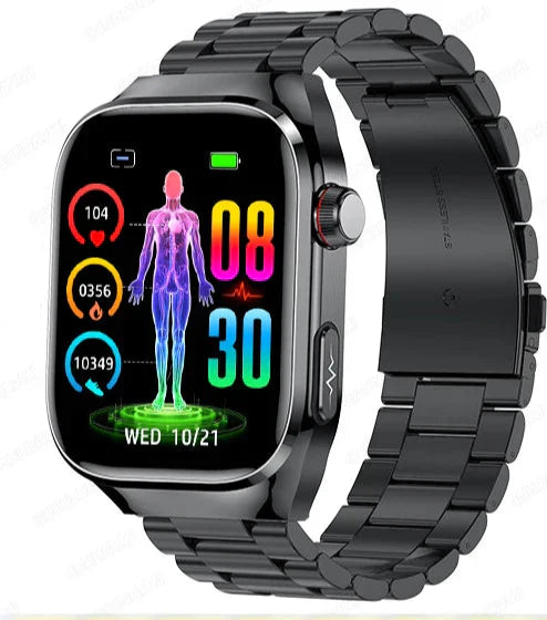 NexaPulse Health Tracker Smartwatch With Bluetooth For Daily Wellness