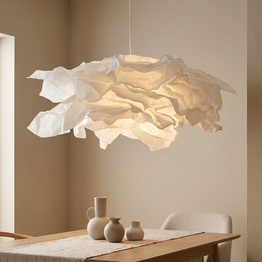 Lampe de plafond NimbusCloud Dreamy à éclat organique et nuageux