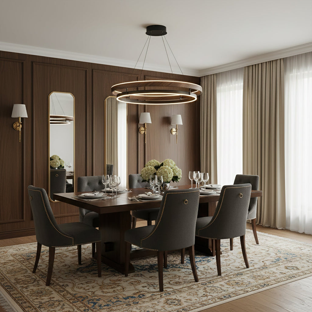 Lustre en cristal NisekoLight pour salle à manger, style moderne