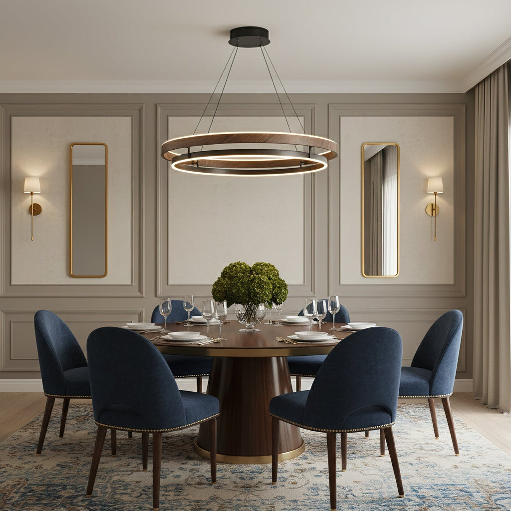 Lustre en cristal NisekoLight pour salle à manger, style moderne